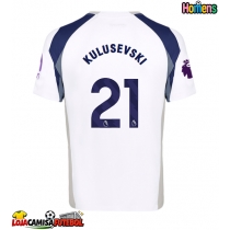 Camisa de Futebol Tottenham Hotspur Dejan Kulusevski #21 Equipamento Principal 2025-26 Manga Curta